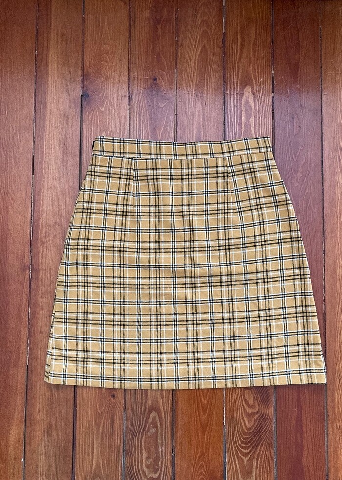 Ekoseli kısa etek - Görsel 4