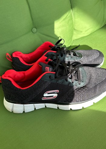 Siyah Bağcıklı Erkek Spor Ayakkabı Skechers - Görsel 4