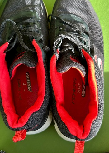 Siyah Bağcıklı Erkek Spor Ayakkabı Skechers - Görsel 5