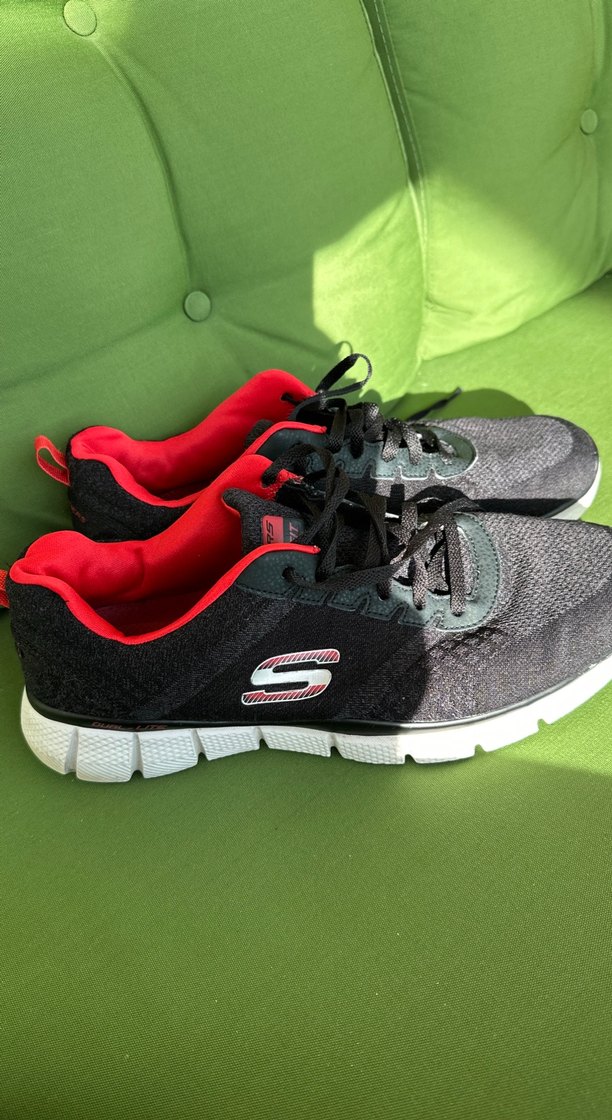 Siyah Bağcıklı Erkek Spor Ayakkabı Skechers - Görsel 4