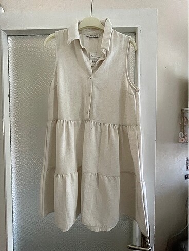 LC Waikiki LC WAİKİKİ KETEN ELBİSE