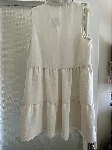 xl Beden ten rengi Renk LC WAİKİKİ KETEN ELBİSE