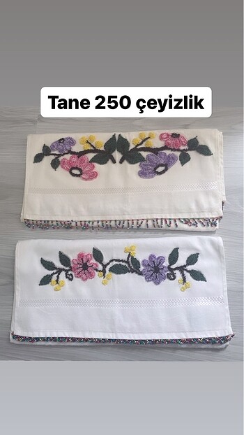 Çeyizlik havlu el emeği