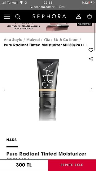 Nars fondöten