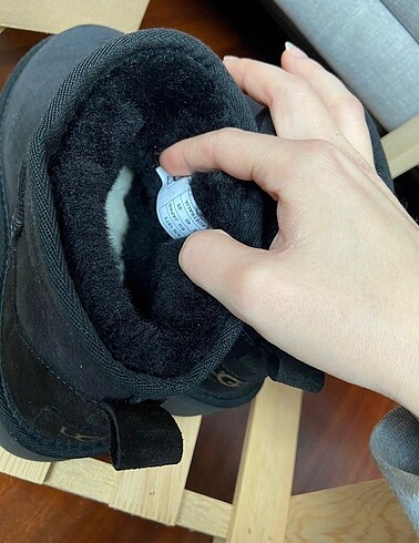40 Beden siyah Renk Ugg ultra mini platform