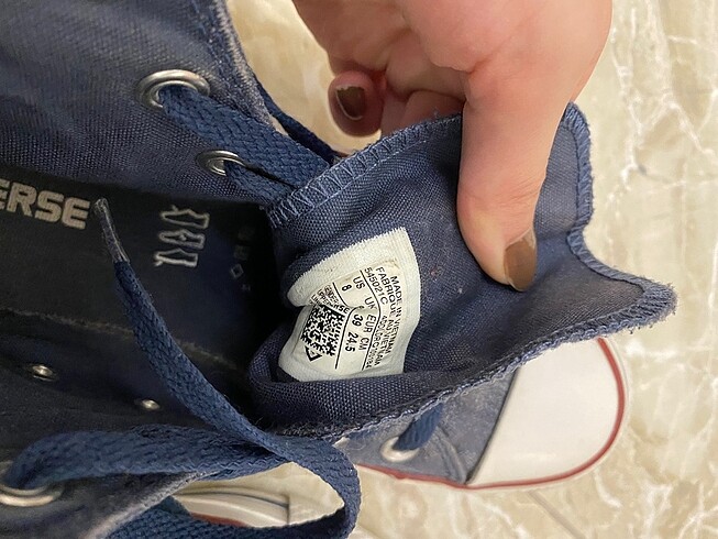 39 Beden lacivert Renk Converse