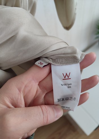 vakko w collection ipek elbise - Görsel 6