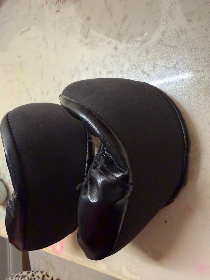 Kız Çocuk Siyah Elastik pisipisi bale ayakkabısı - Görsel 3