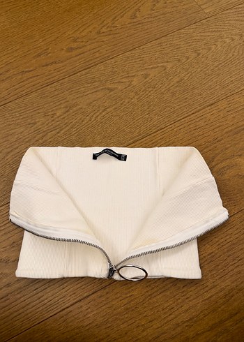 Bershka marka m yazıyor likralı 34-36 uyumlu straplez büstiyer, - Görsel 2