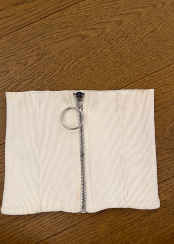 Bershka marka m yazıyor likralı 34-36 uyumlu straplez büstiyer, - Görsel 4