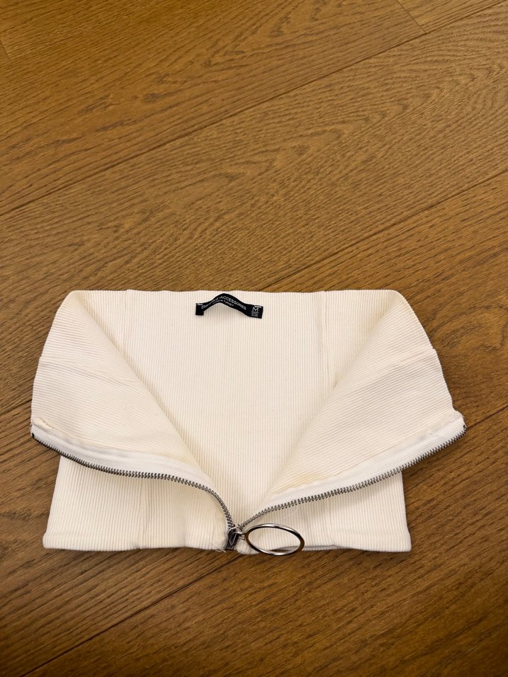 Bershka marka m yazıyor likralı 34-36 uyumlu straplez büstiyer, - Görsel 2