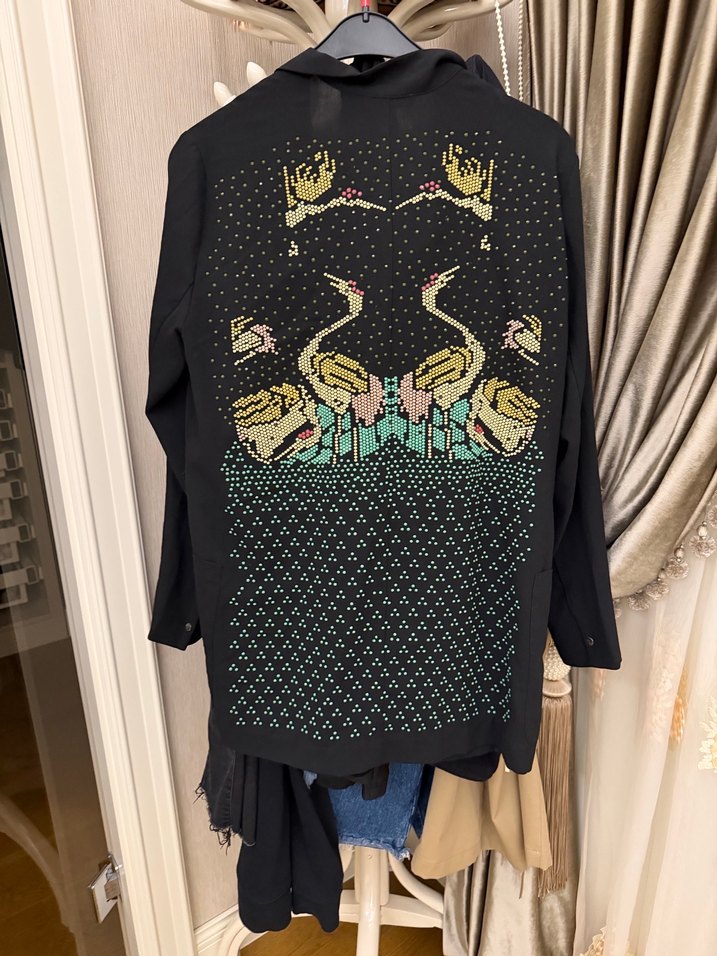 Twist marka 34-36-38 beden taşlı ceket - Görsel 3