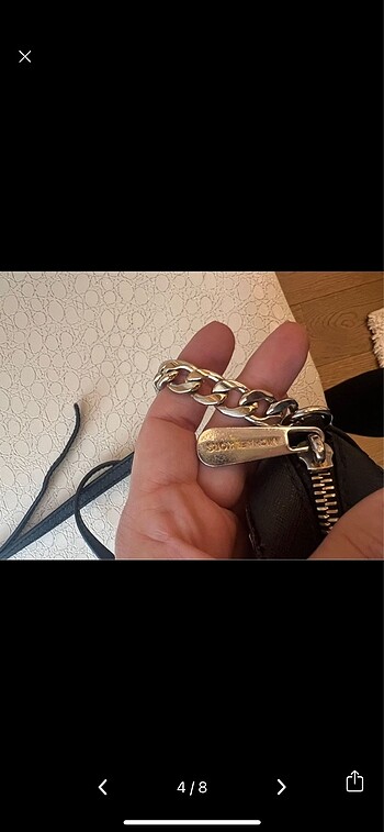 Beden siyah Renk Michael kors marka orj jet set askılı çanta, az ve temiz kullanı