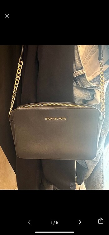 Michael kors marka orj jet set askılı çanta, az ve temiz kullanı