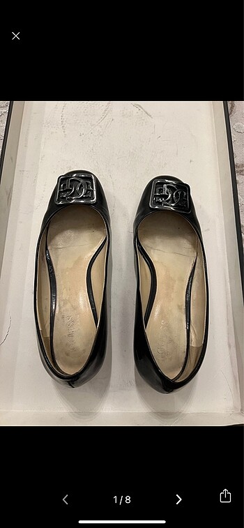 Guess marka orj 8.5 yazıyo 8/8.5 no topuklu babet, birkaç kez te
