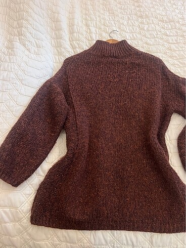 s Beden kahverengi Renk pekyol marka small yazıyo oversize 36-38-40 uyumlu triko kazak t