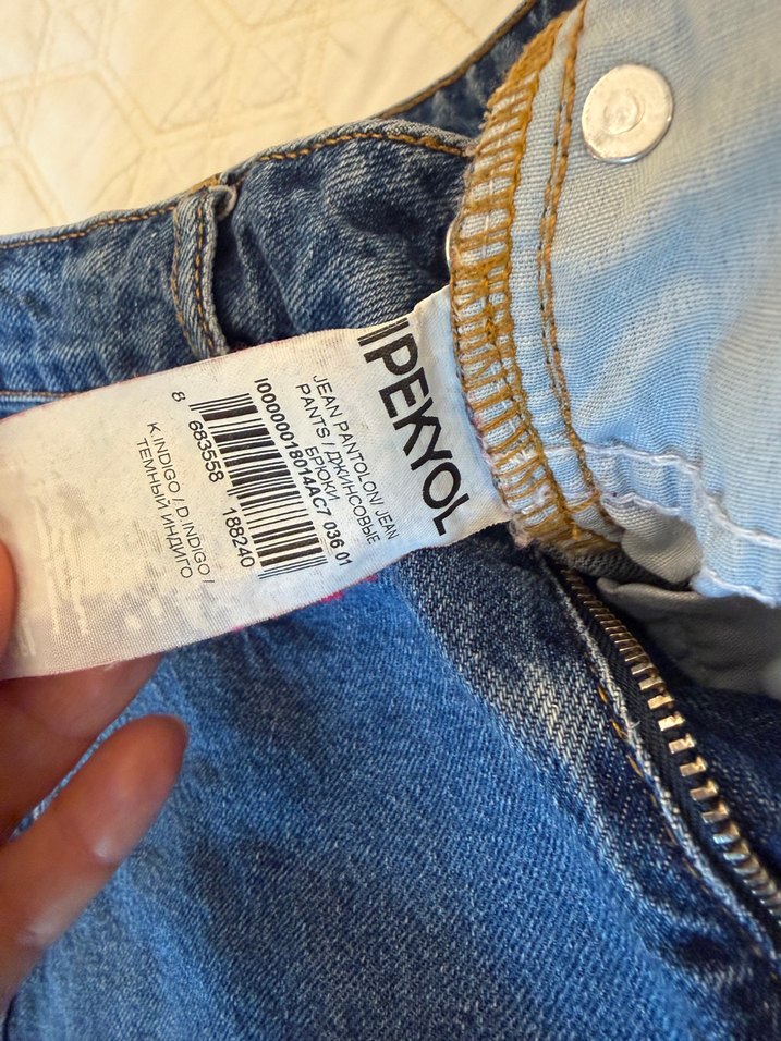 İpekyol 36 yazıyır 36-38 uyumlu rahat likralı Kadın mom Jean kot — görsel 5/8