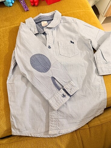 12-18 Ay Beden mavi Renk H&M gömlek erkek çocuk bebek