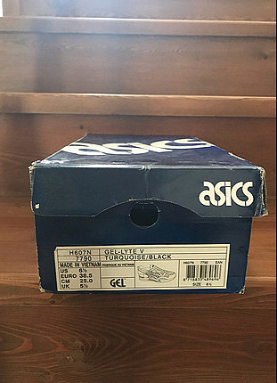 38 Beden turkuaz Renk Asics marka, orijinal spor ayakkabı 