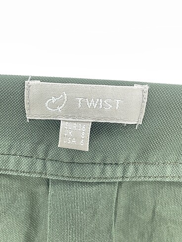36 Beden haki Renk Twist Mini Etek %70 İndirimli.