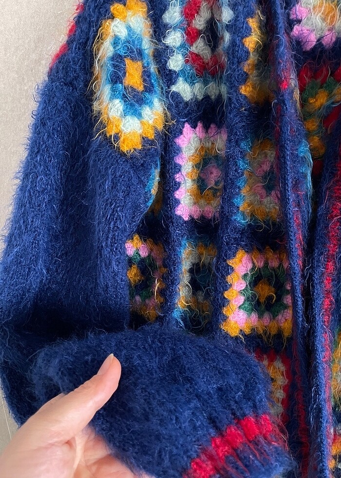 patchwork hırka - Görsel 5