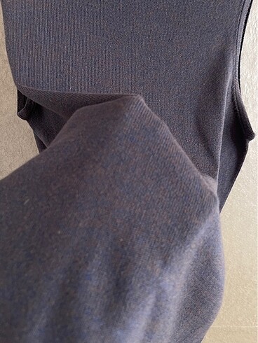 Kolsuz triko dik yaka bluz - Görsel 2