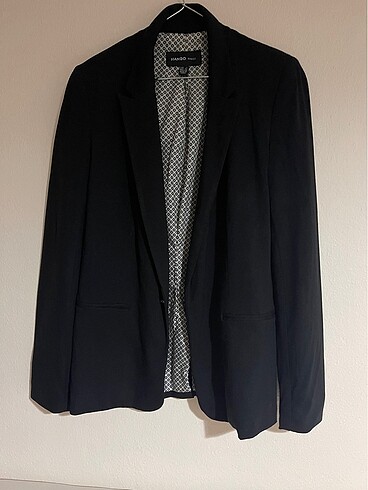 Siyah blazer ceket