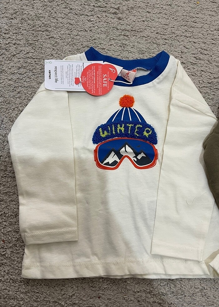 İkili uzun kollu tişört - Görsel 2