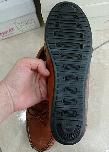 Diğer 36 numara taba rengi ayakkabı