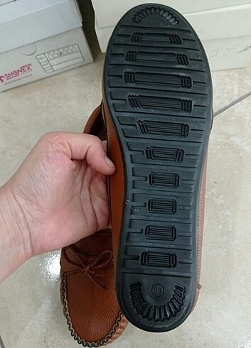 Diğer 39 numara taba rengi ayakkabı