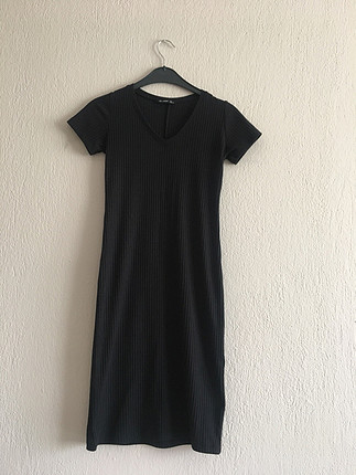 Siyah günlük elbise 