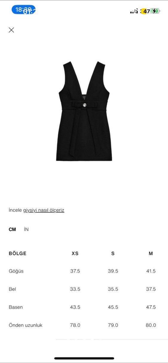 Zara Siyah Elbise - Görsel 4