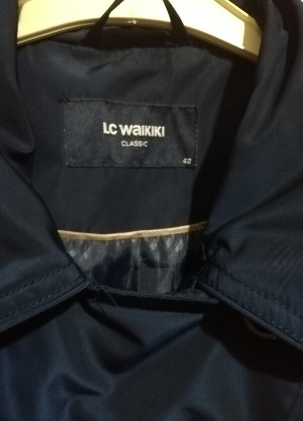 Lacivert lcw trençkot - Görsel 2
