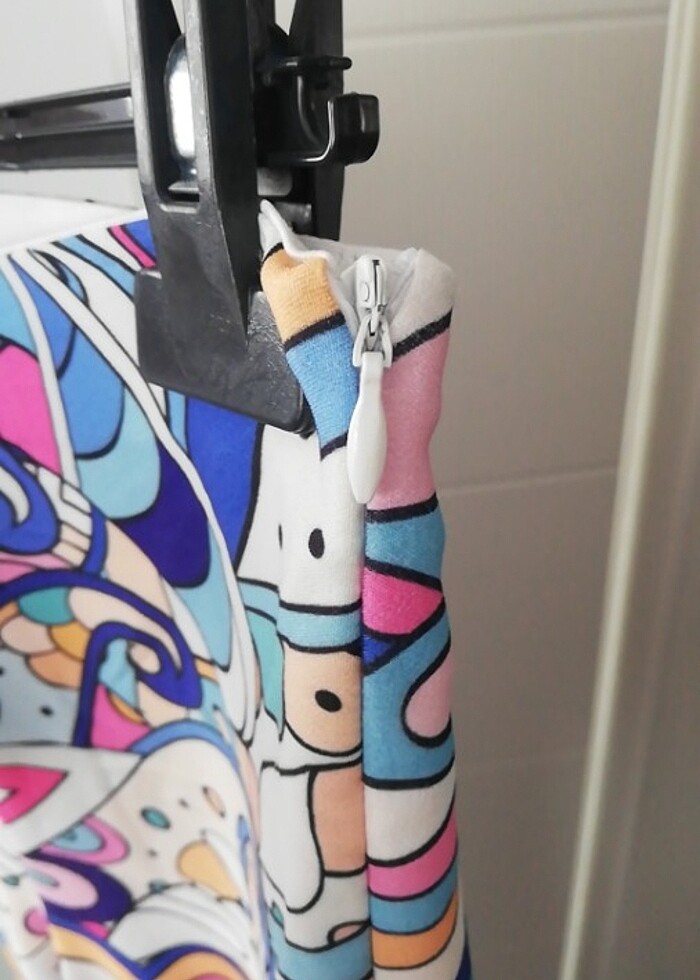 İspanyol paça desenli pantolon  - Görsel 3