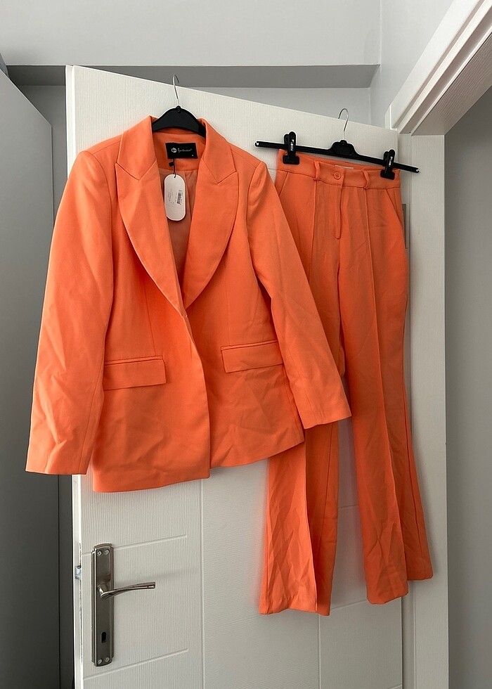 İspanyol paça blazer ceket takım - Görsel 2