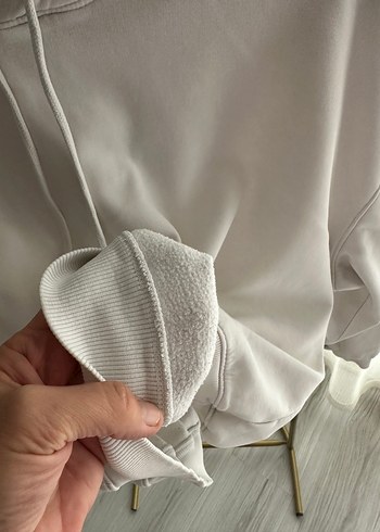 H&M H&M L beden kısa kapşonlu sweat