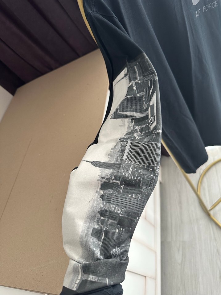 M neden orjinal Nıke kolları baskı detaylı sweat - Görsel 3