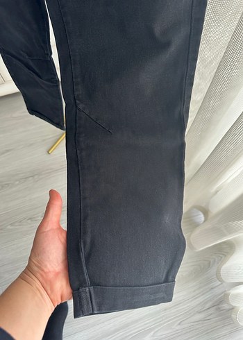 Berskha 38 beden bel lastik detaylı kot pantolon - Görsel 3