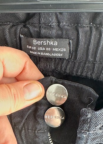 Berskha 38 beden bel lastik detaylı kot pantolon - Görsel 2