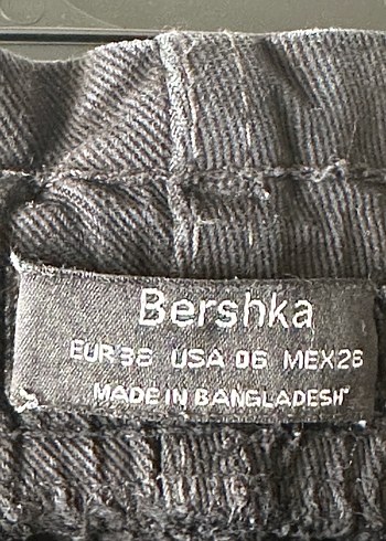 Berskha 38 beden bel lastik detaylı kot pantolon - Görsel 6