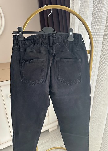 Berskha 38 beden bel lastik detaylı kot pantolon - Görsel 5