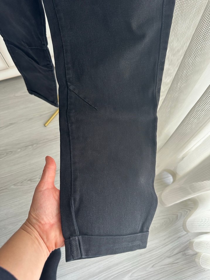 Berskha 38 beden bel lastik detaylı kot pantolon - Görsel 3