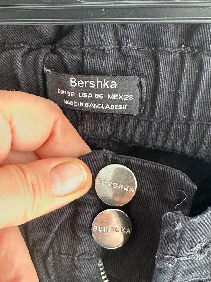 Berskha 38 beden bel lastik detaylı kot pantolon - Görsel 2