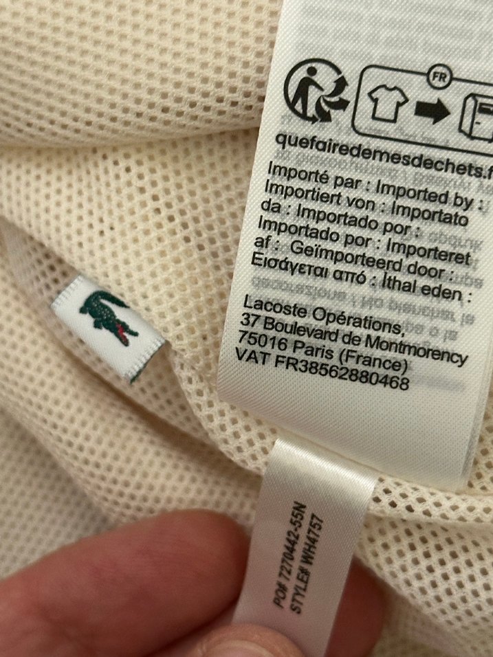 Lacoste Beyaz  Rahat Eşofman Takımı L beden - Görsel 5