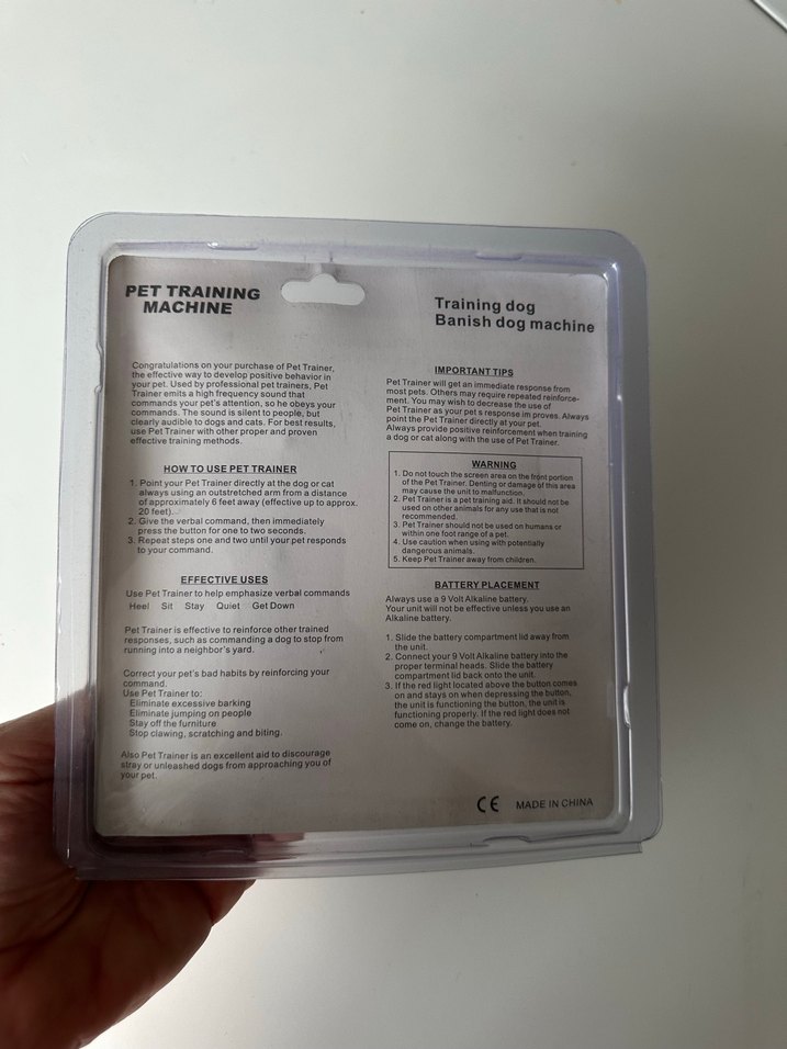 KEKO Ultrasonik Köpek Eğitim Cihazı TJ-3008 - Görsel 2