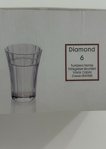 Paşabahçe 6'lı Diamona Su Bardağı - Görsel 2