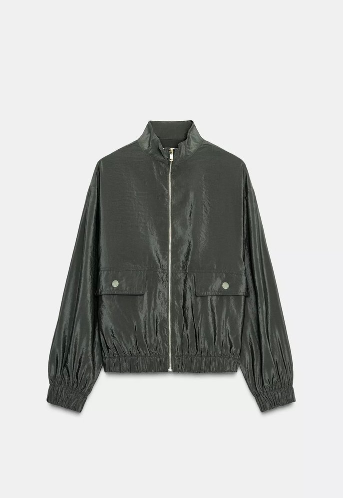 Zara haki L beden alt alt üst takım - Görsel 3