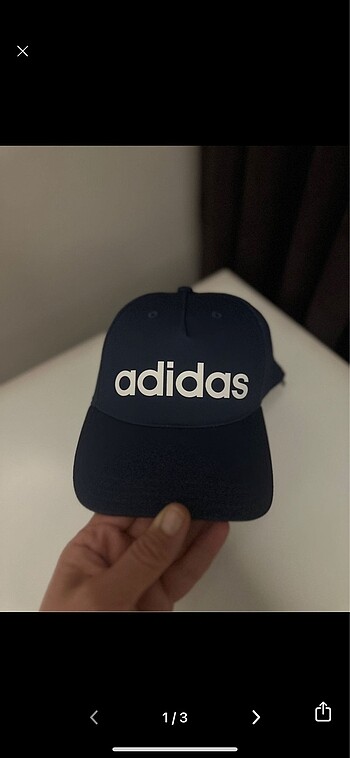 Orjinal lacivert Adidas şapka yeni etiketli