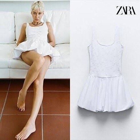 Zara balon elbise