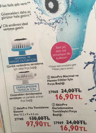 Diğer Oriflame SkinPro Yüz Temizleme Sistemi